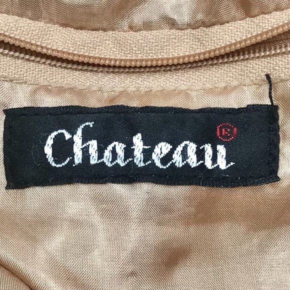 Vintage Y2K Tan Boho Sequin Shoulder Bag Knit Cottagecore Gold Purse - Picture 5 of 7